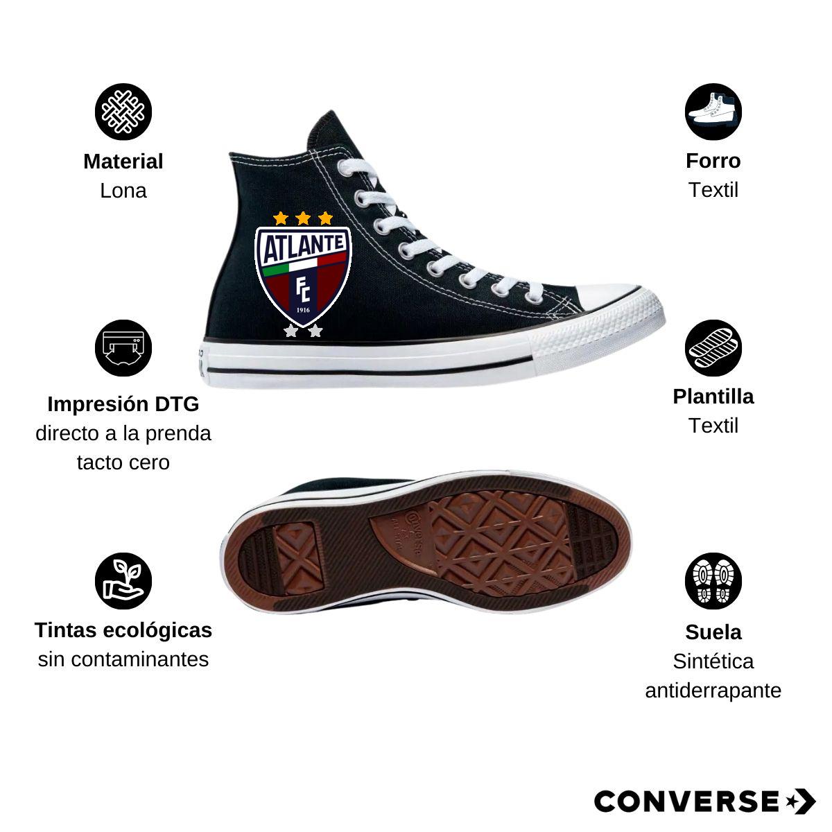 Tenis Converse Chuck Taylor All Star Bota Negro