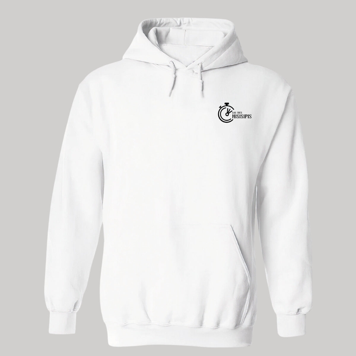 Sudadera c/Capucha Unisex Blanco Personalizable Escudo