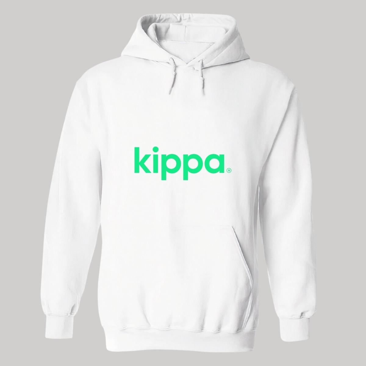 Sudadera c/Capucha Unisex Blanco Personalizable Logo