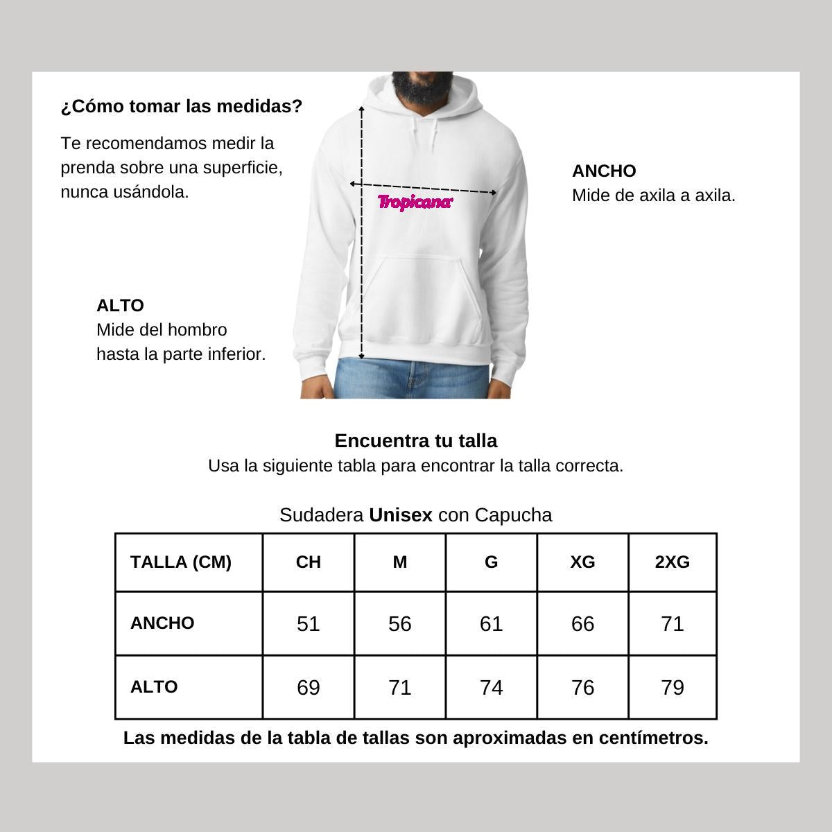 Sudadera c/Capucha Unisex Blanco Personalizable Logo