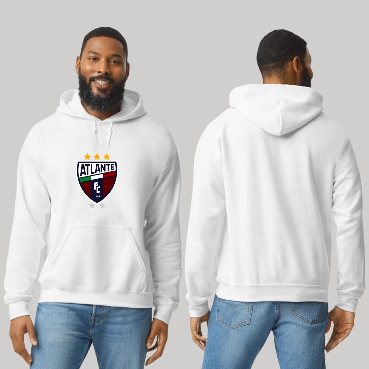Sudadera c/Capucha Unisex Blanco Personalizable Logo