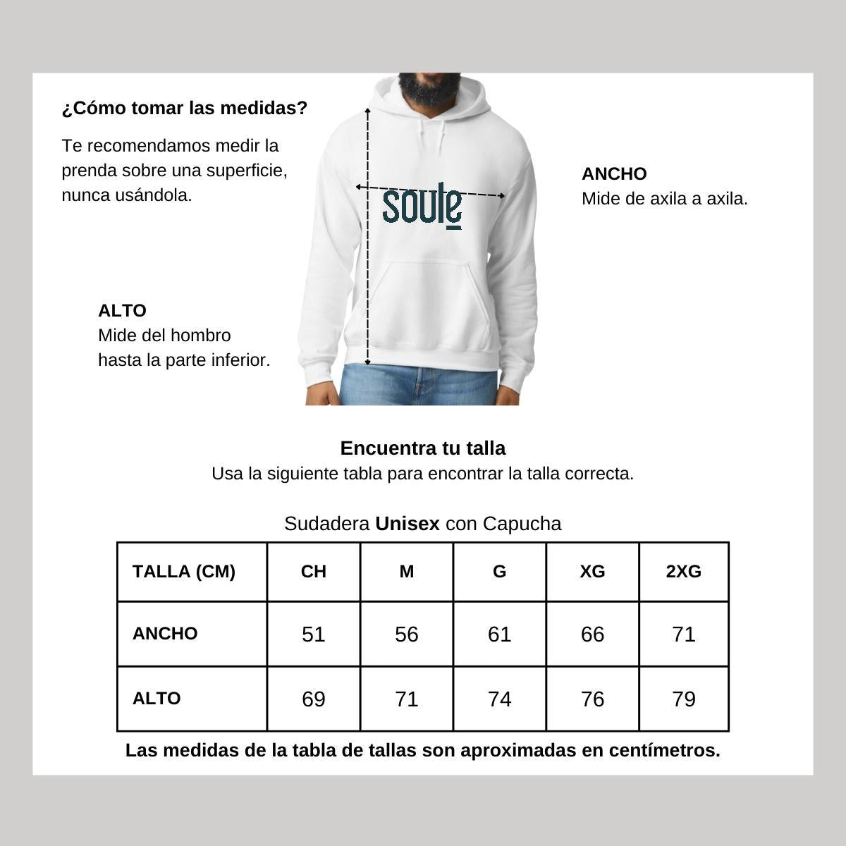 Sudadera c/Capucha Unisex Blanco Personalizable Logo
