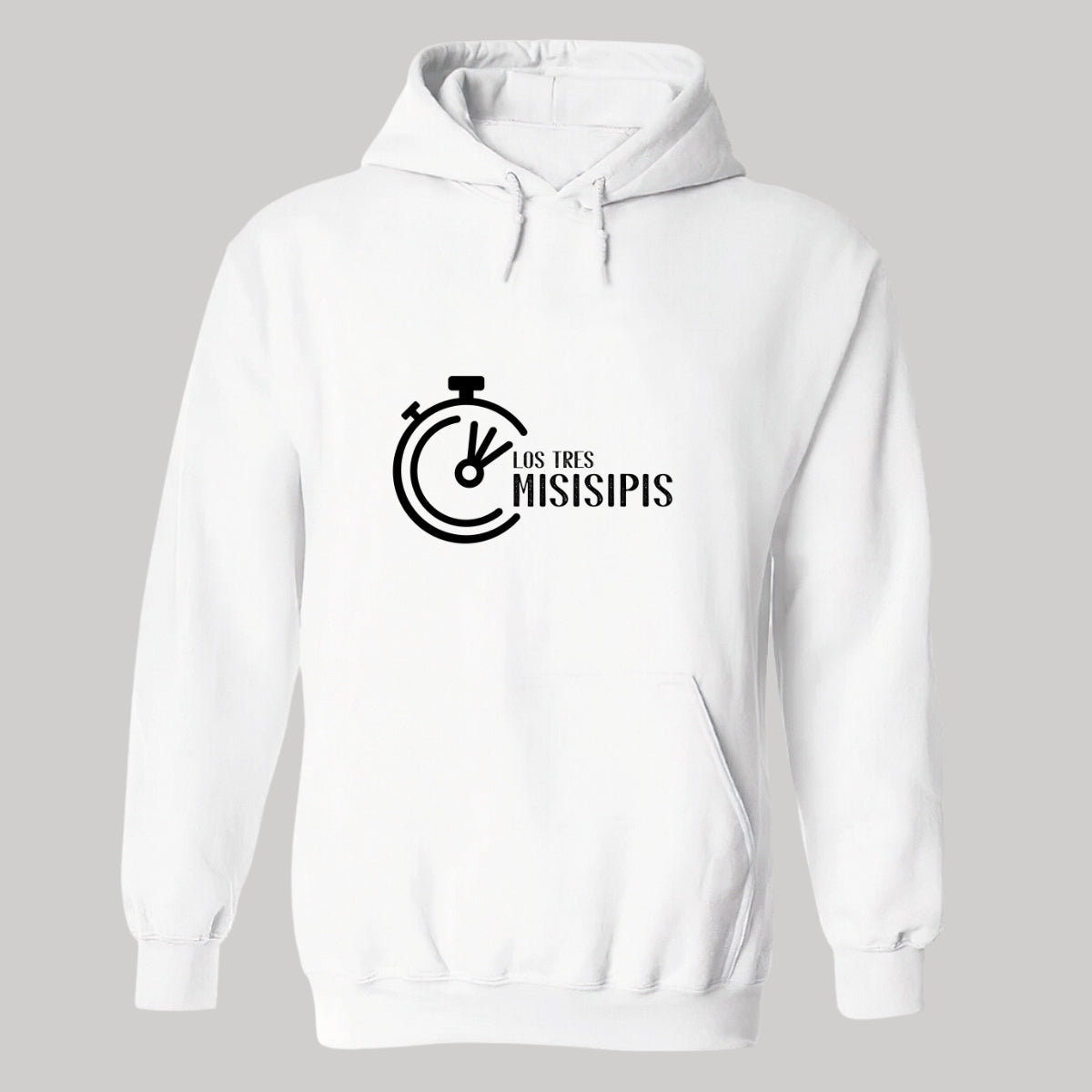 Sudadera c/Capucha Unisex Blanco Personalizable Logo