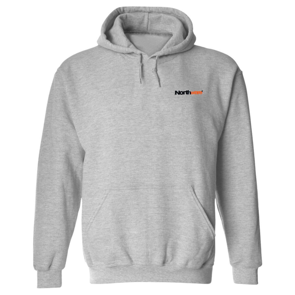 Sudadera c/Capucha Unisex Gris Personalizable Escudo