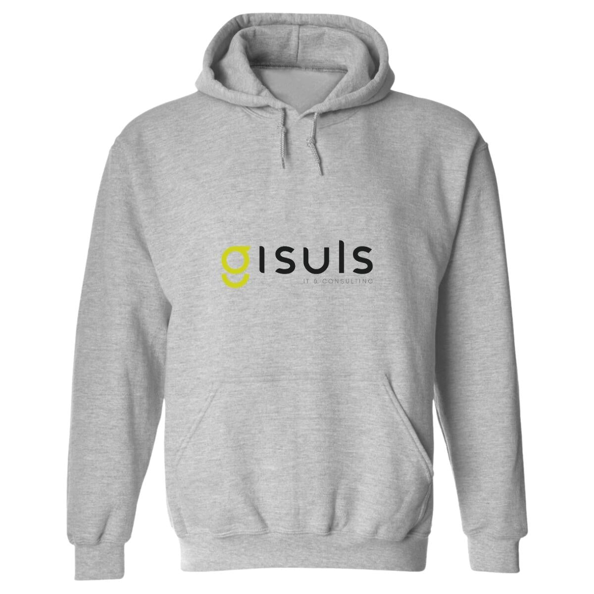Sudadera c/Capucha Unisex Gris Personalizable Logo
