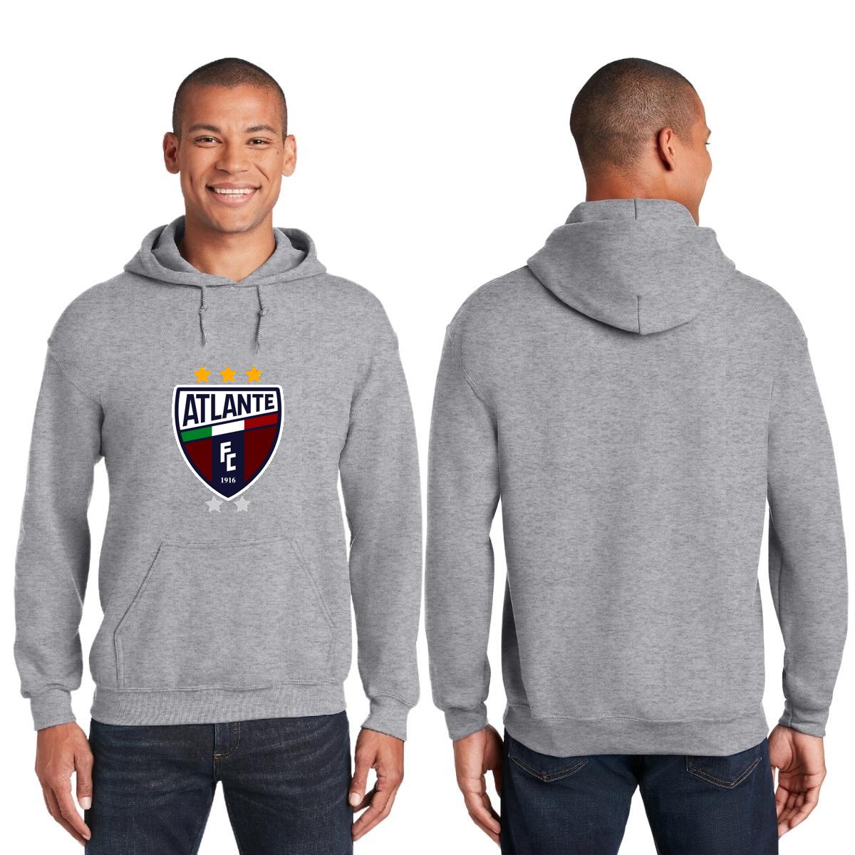 Sudadera c/Capucha Unisex Gris Personalizable Logo