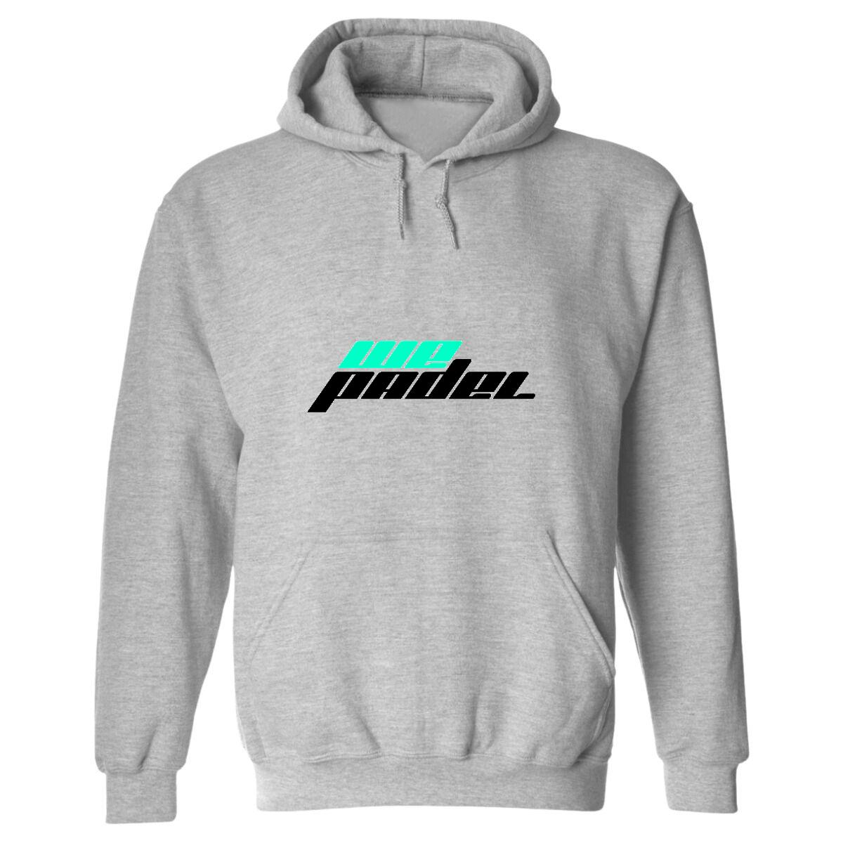 Sudadera c/Capucha Unisex Gris Personalizable Logo
