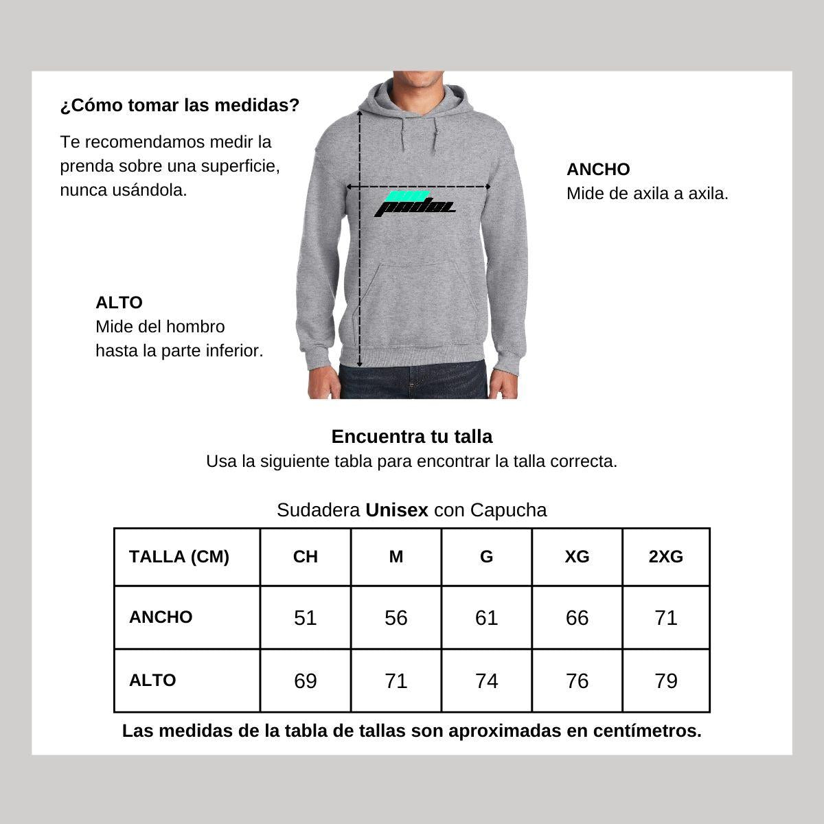 Sudadera c/Capucha Unisex Gris Personalizable Logo