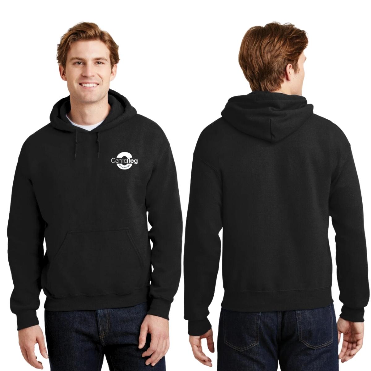 Sudadera c/Capucha Unisex Negro Personalizable Escudo