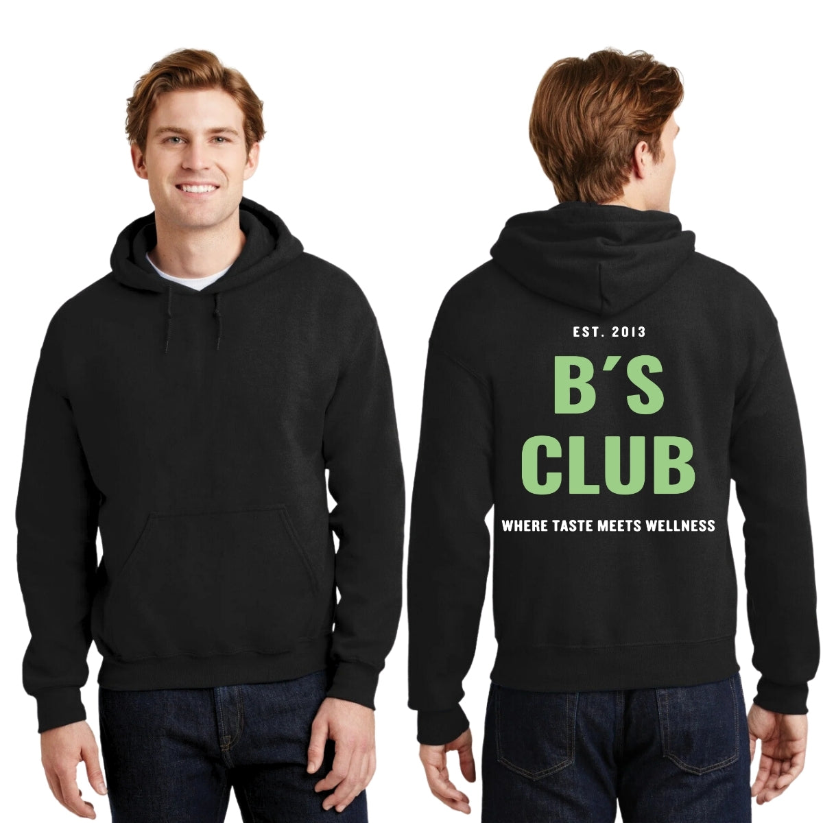 Sudadera c/Capucha Unisex Negro
