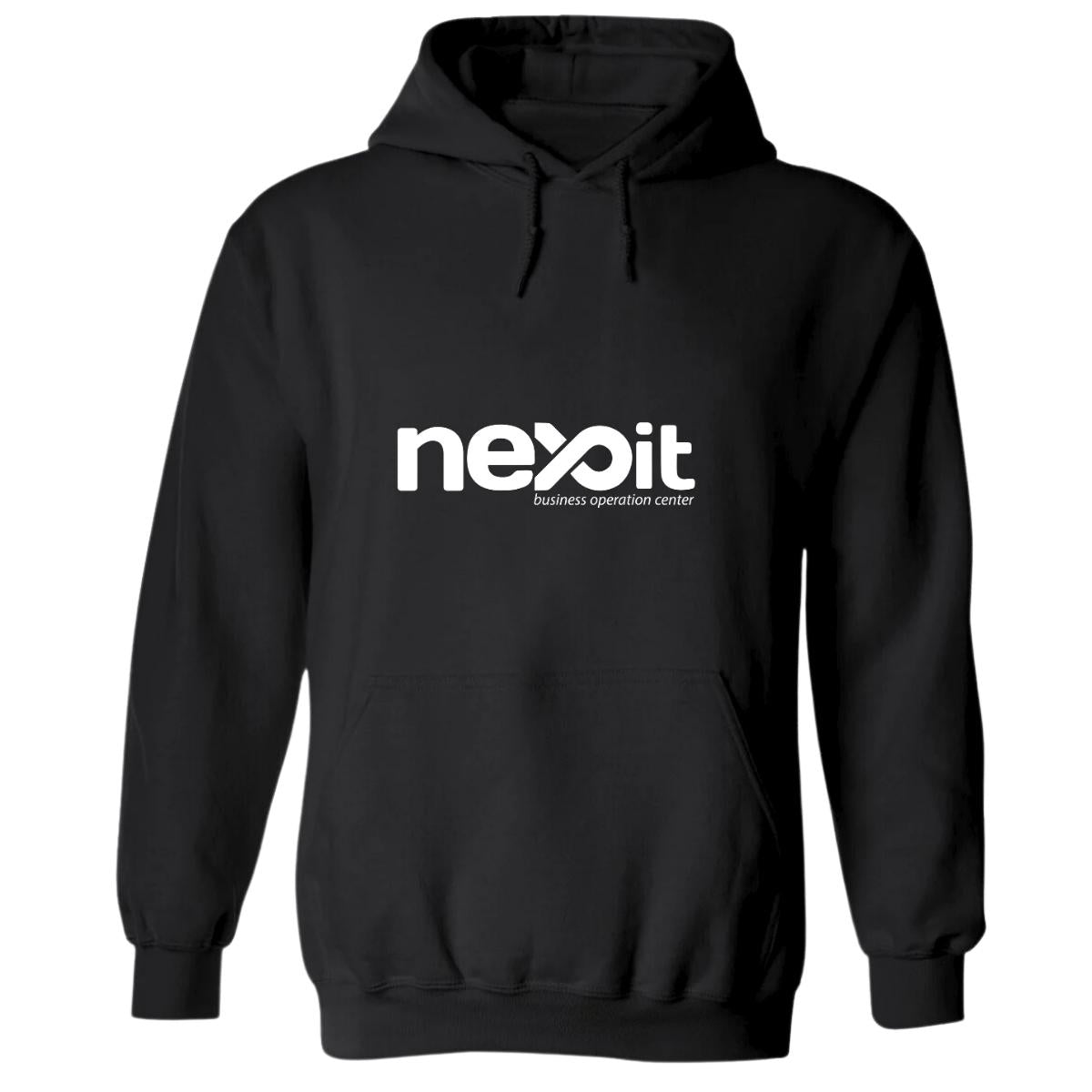 Sudadera c/Capucha Unisex Negro Personalizable Logo