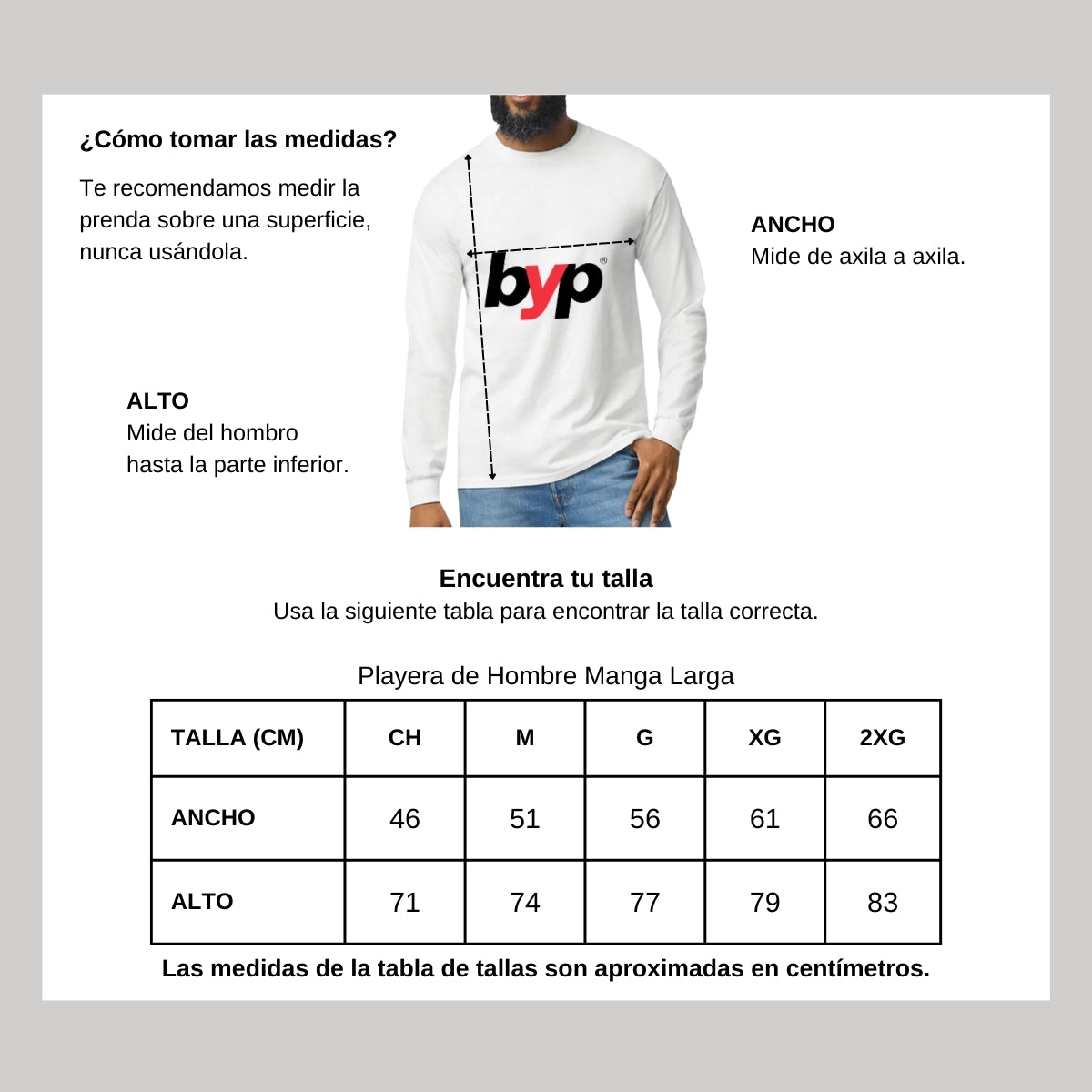 Playera Manga Larga Algodón Blanco Logo