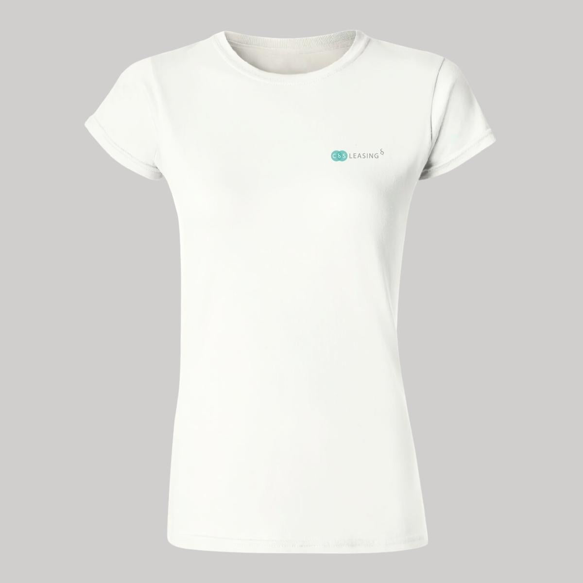 Playera Manga Corta Mujer Blanco Personalizable Escudo