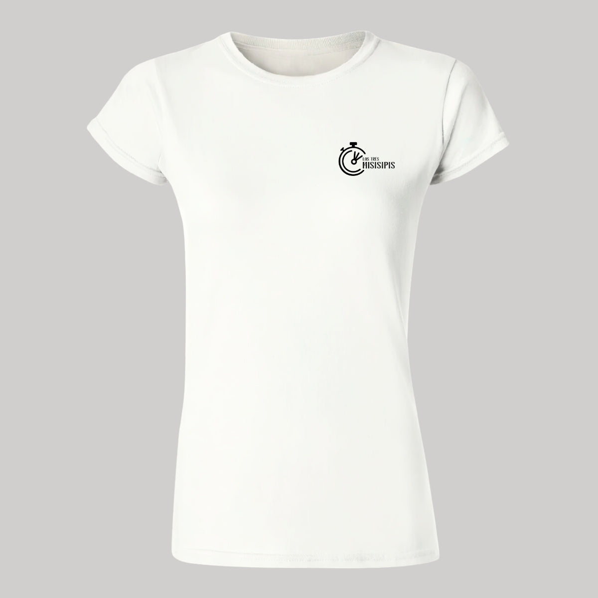 Playera Manga Corta Mujer Blanco Personalizable Escudo