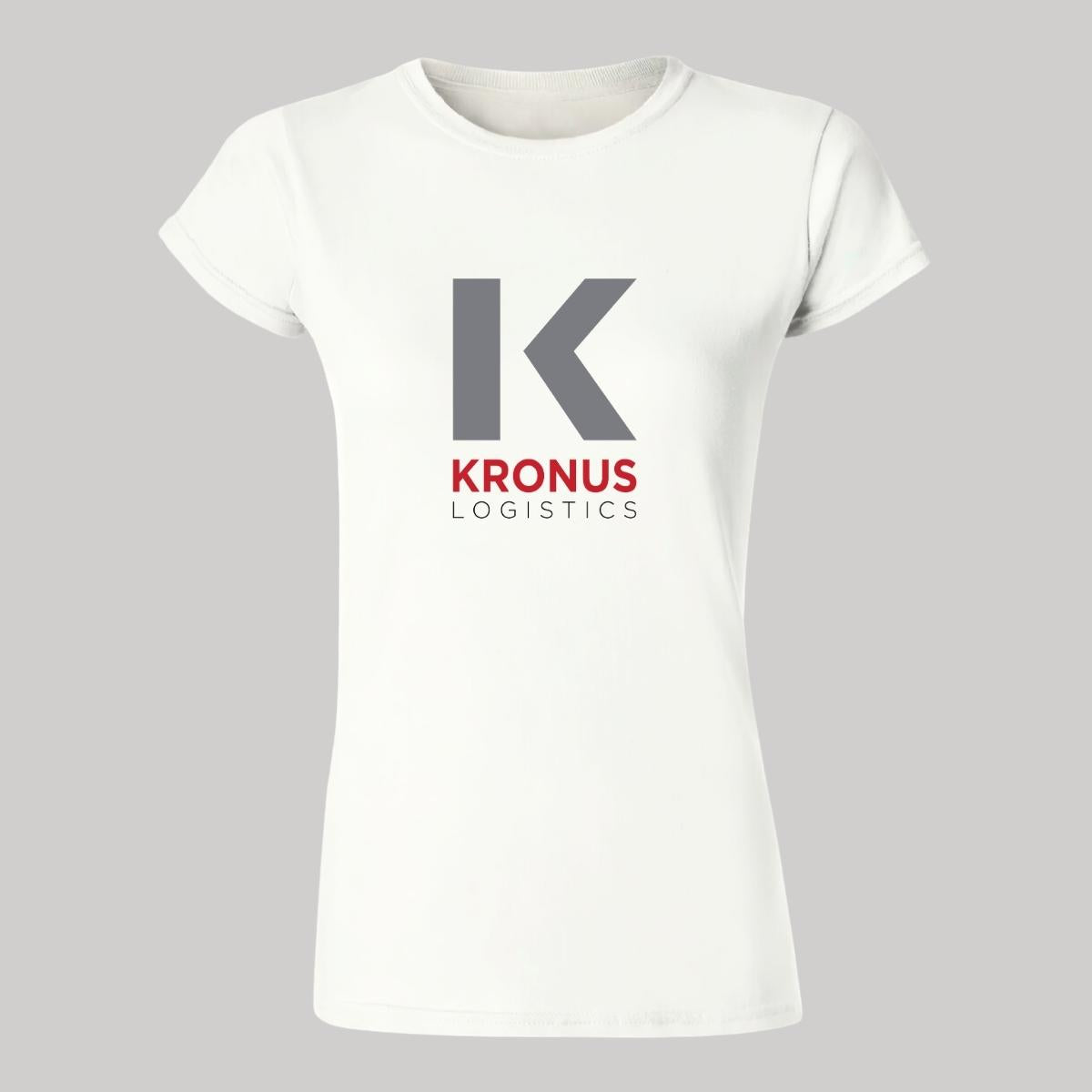 Playera Manga Corta Mujer Blanco Personalizable Logo