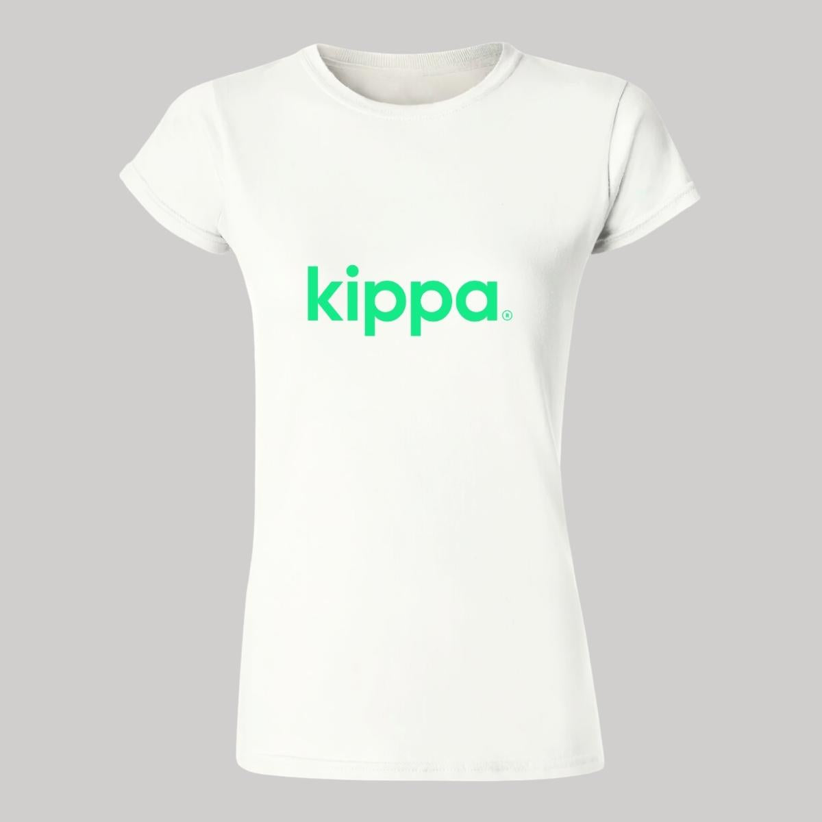 Playera Manga Corta Mujer Blanco Personalizable Logo