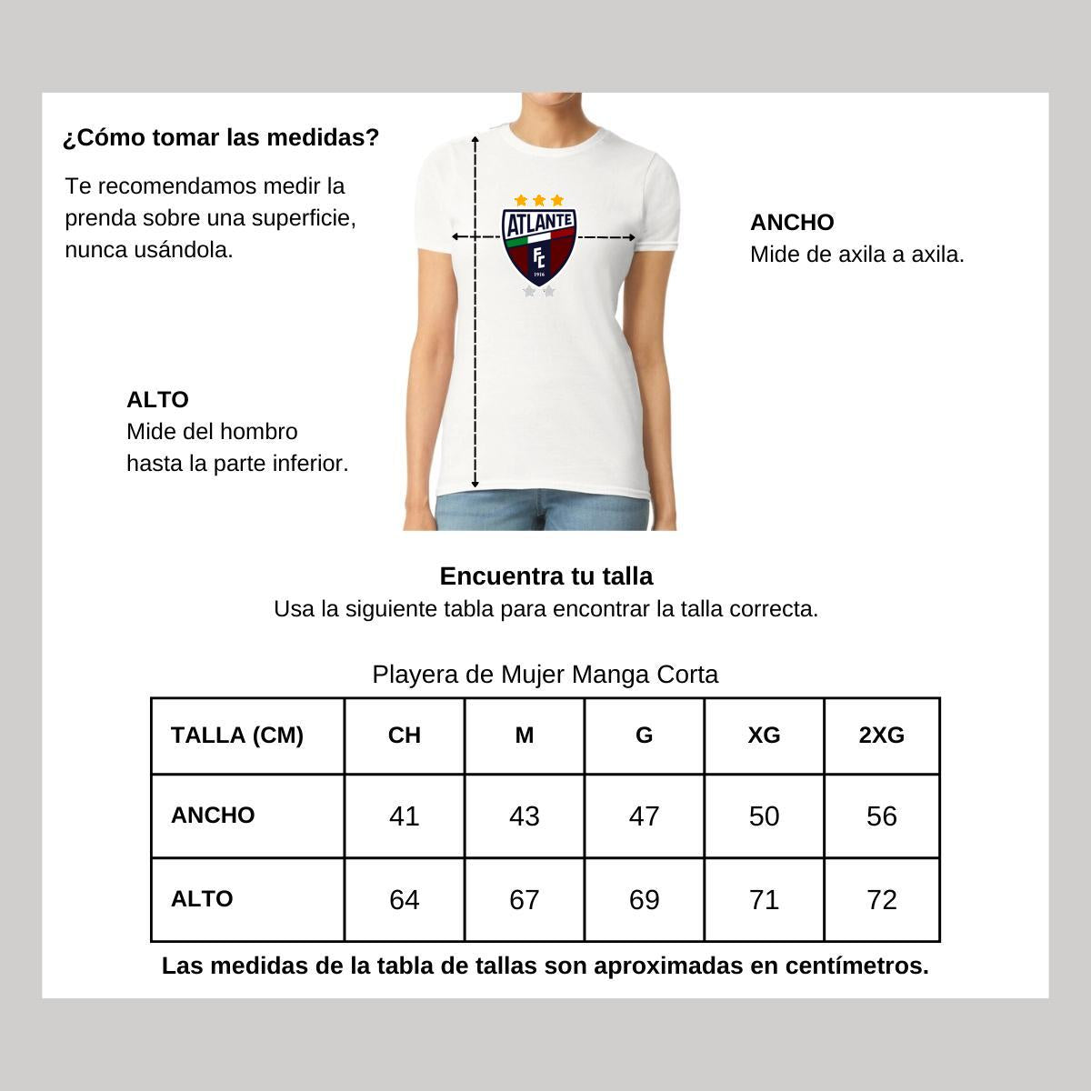 Playera Manga Corta Mujer Blanco Personalizable Logo