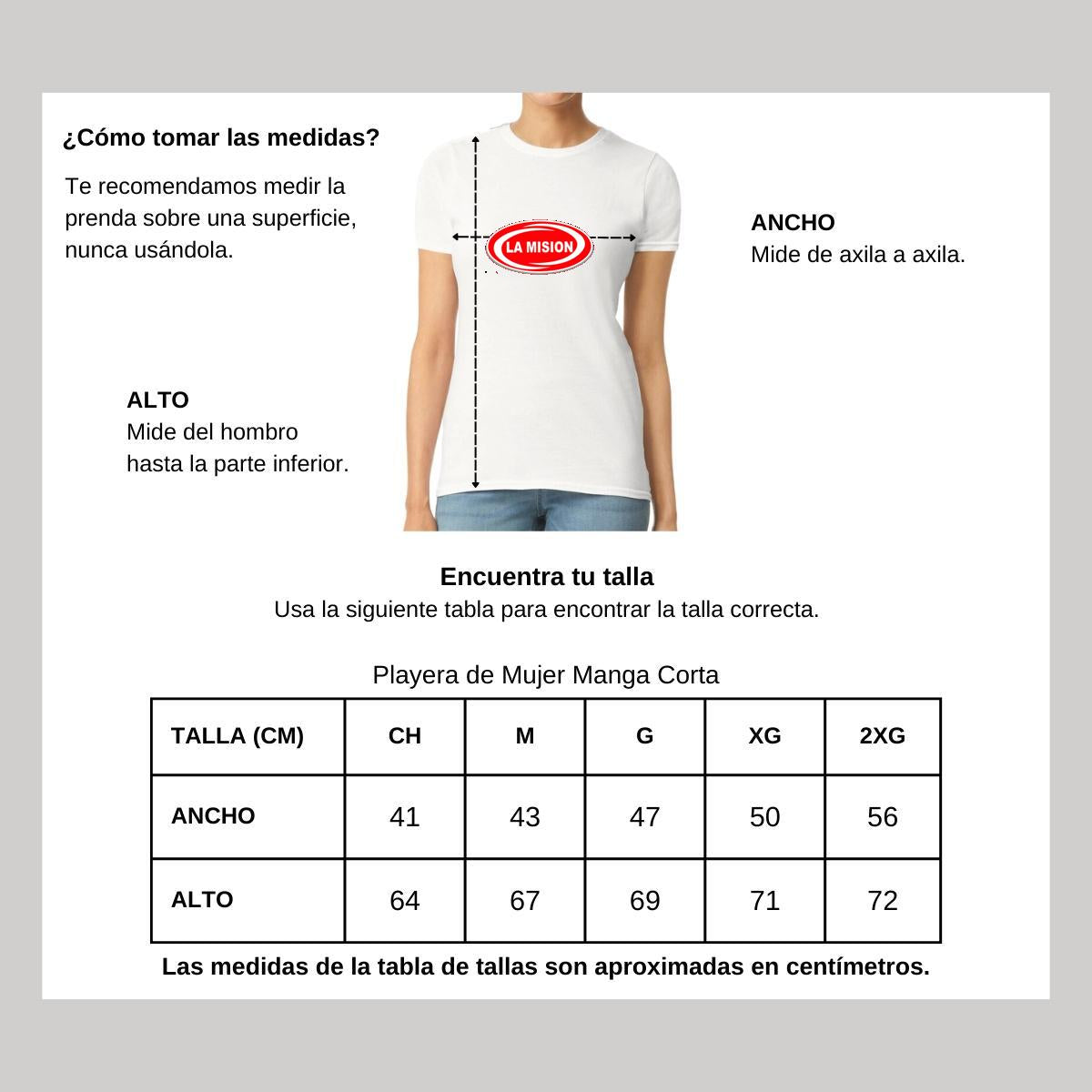 Playera Manga Corta Mujer Blanco Personalizable Logo