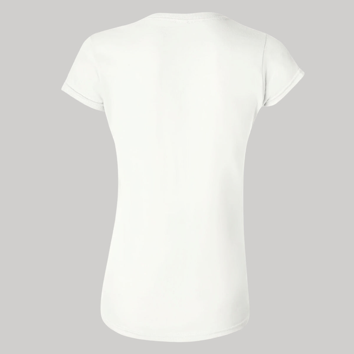Playera Manga Corta Mujer Blanco Personalizable Logo