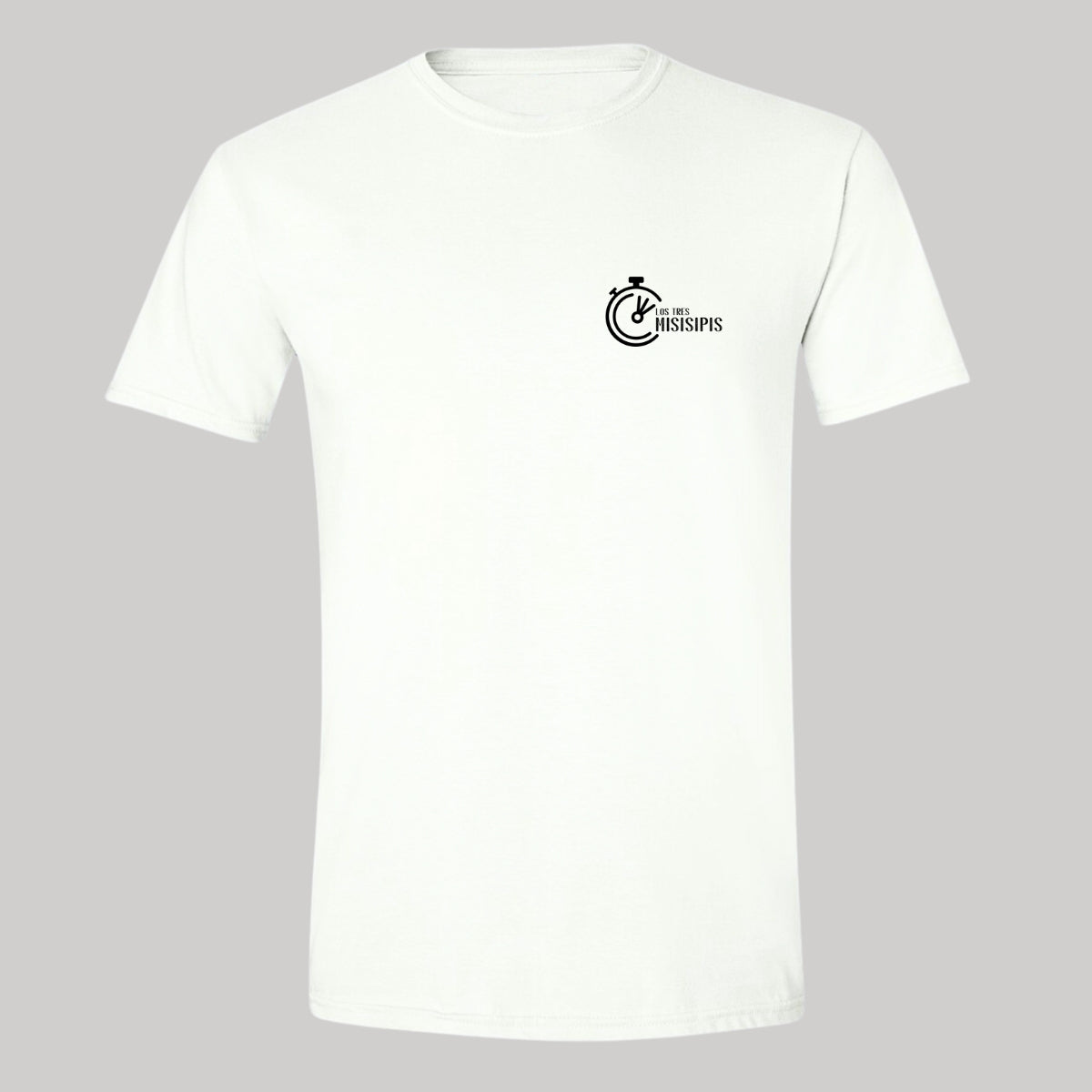 Playera Manga Corta Hombre Blanco Personalizable Escudo