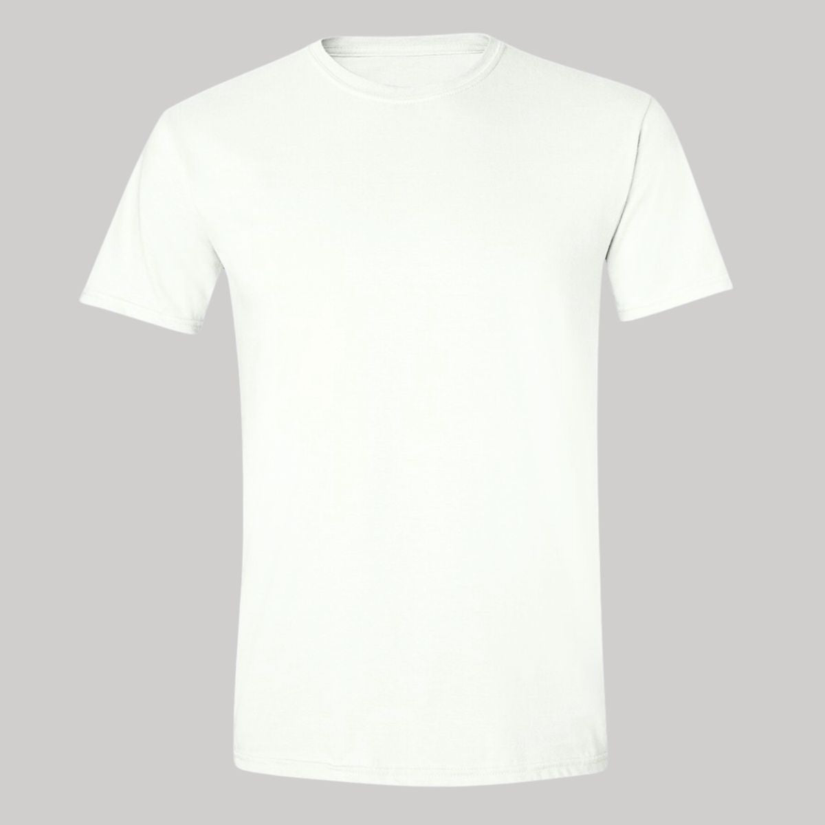 Playera Manga Corta Hombre Blanco Personalizable Logo