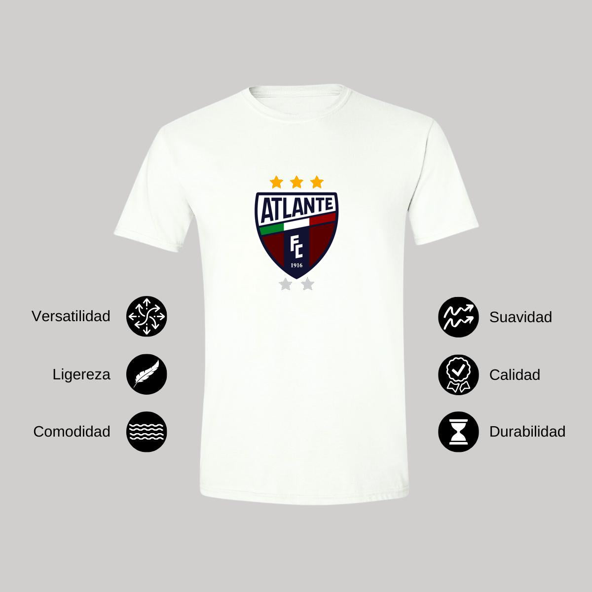 Playera Manga Corta Hombre Blanco Personalizable Logo
