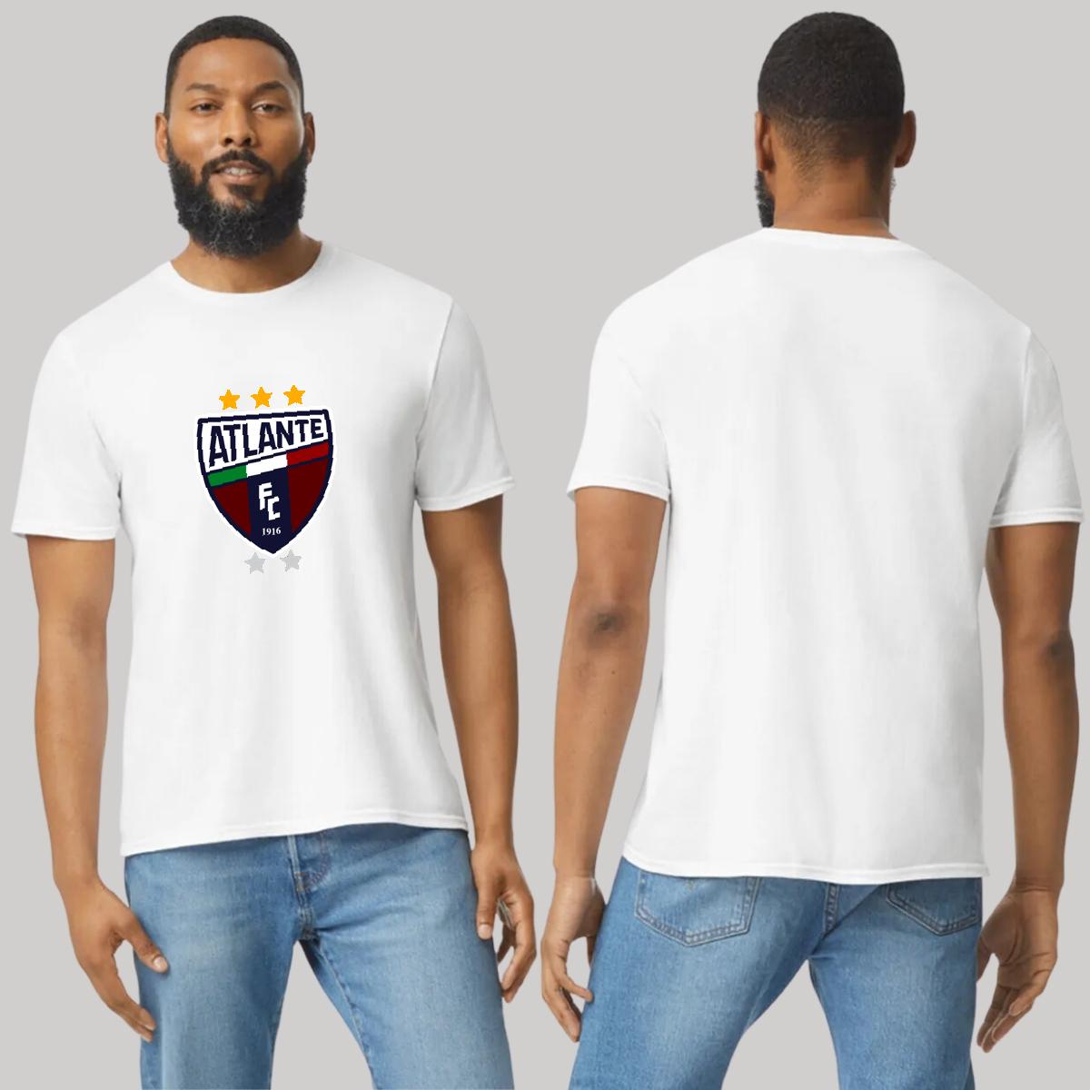Playera Manga Corta Hombre Blanco Personalizable Logo