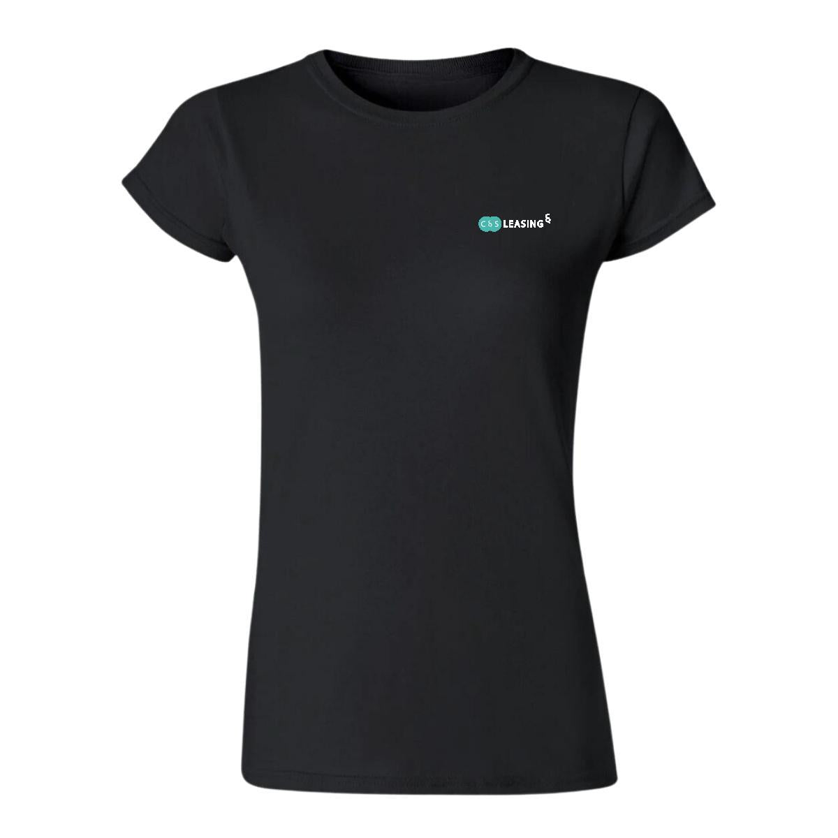 Playera Manga Corta Mujer Negro Personalizable Escudo