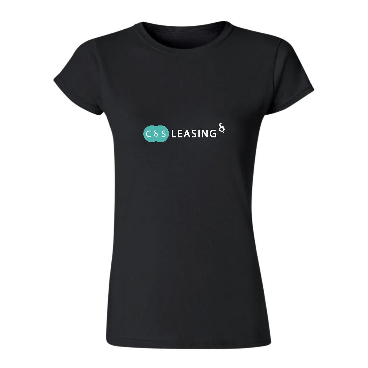 Playera Manga Corta Mujer Negro Personalizable Logo