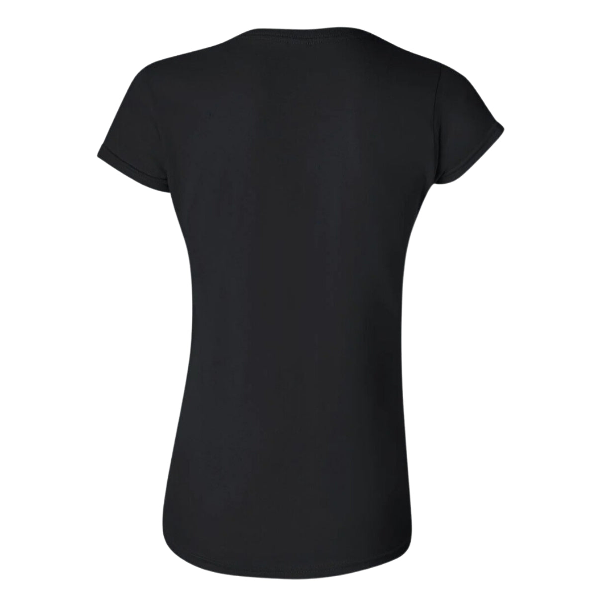 Playera Manga Corta Mujer Negro Personalizable Logo