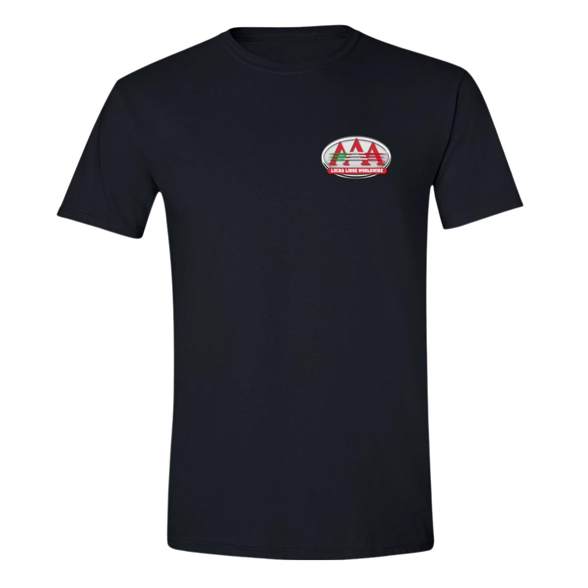 Playera Manga Corta Hombre Negro Personalizable Escudo