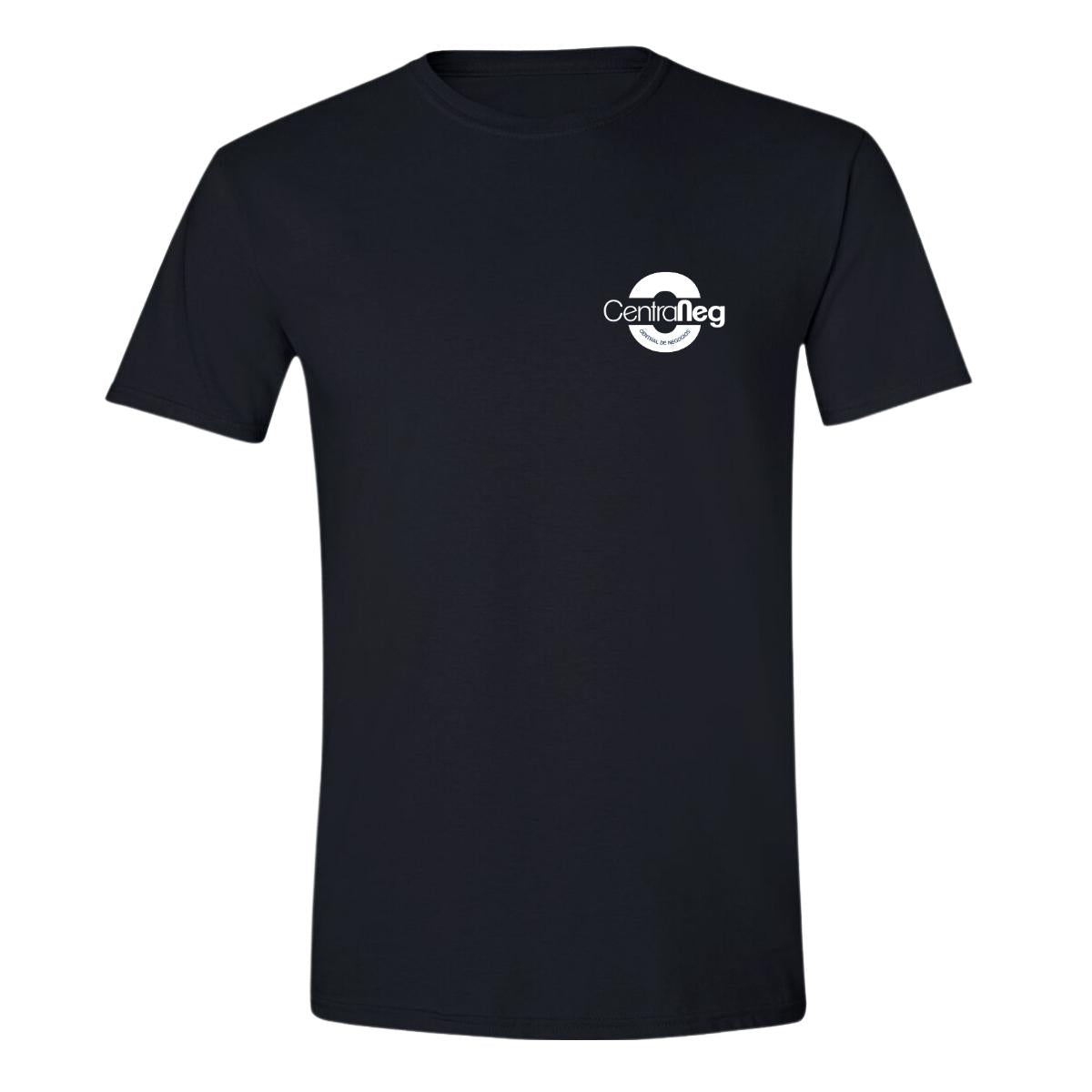 Playera Manga Corta Hombre Negro Personalizable Escudo