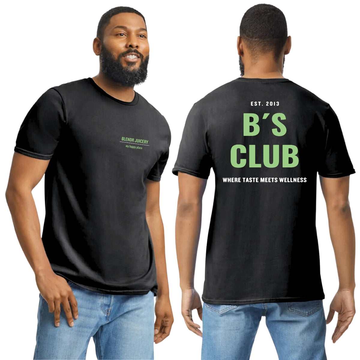 Playera Manga Corta Hombre Negro Escudo