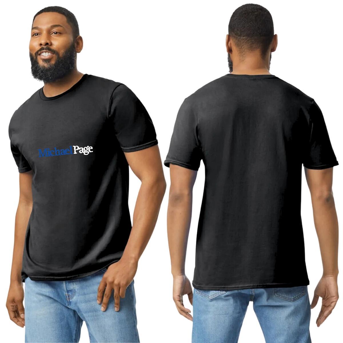 Playera Manga Corta Hombre Negro Personalizable Logo