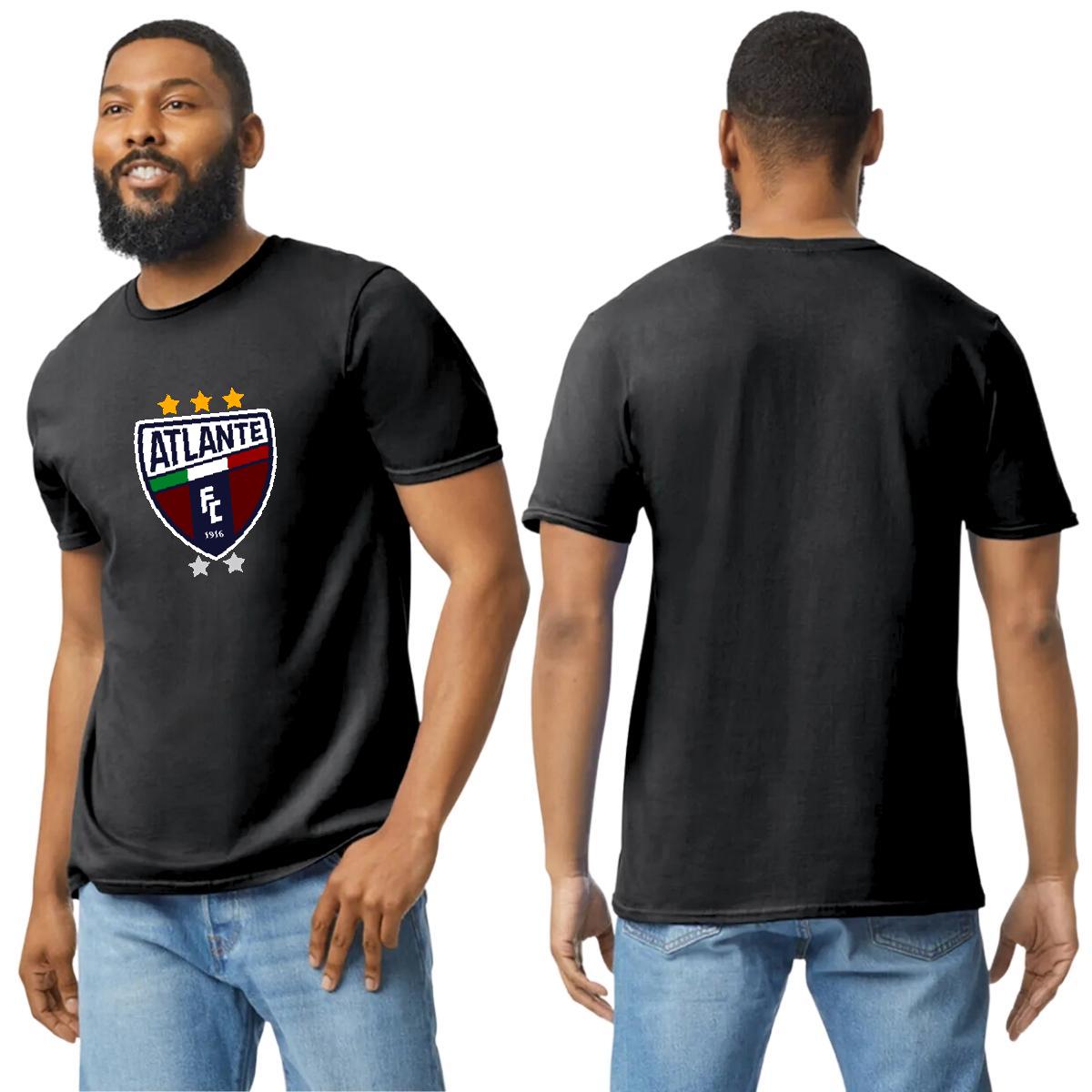 Playera Manga Corta Hombre Negro Personalizable Logo