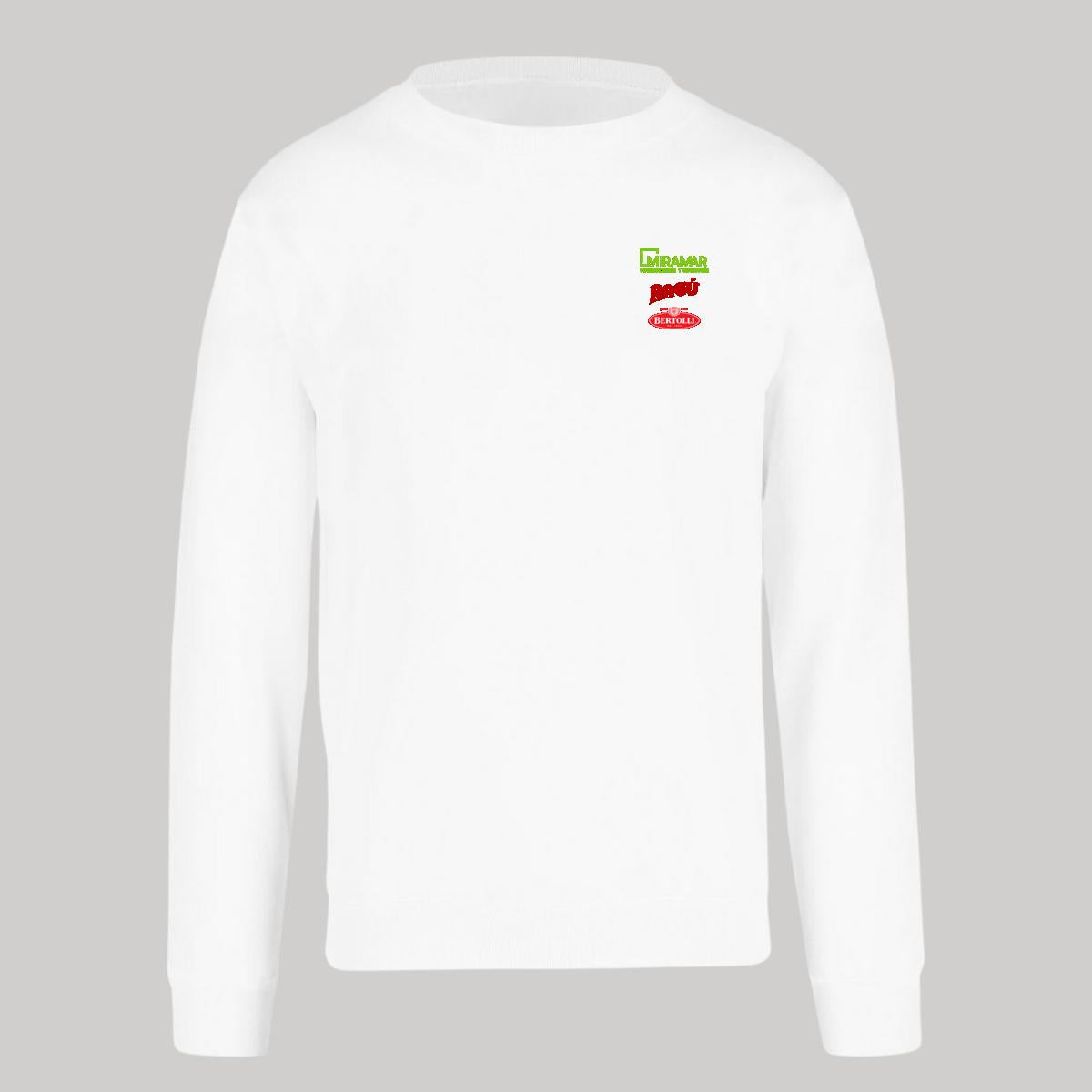 Sudadera Unisex Blanco Personalizable Escudo