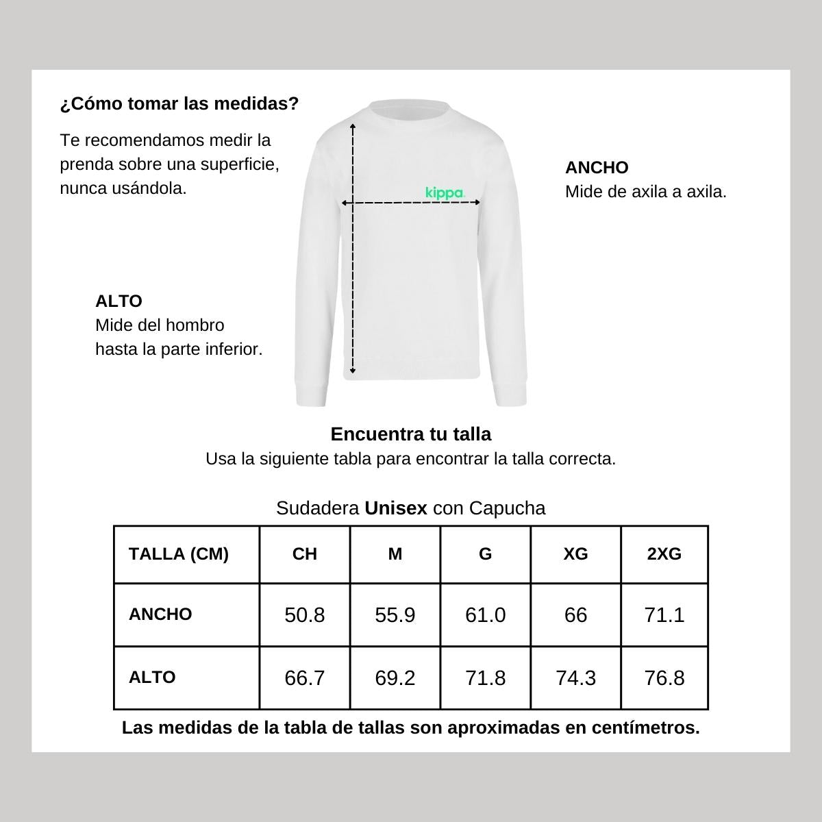 Sudadera Unisex Blanco Personalizable Escudo