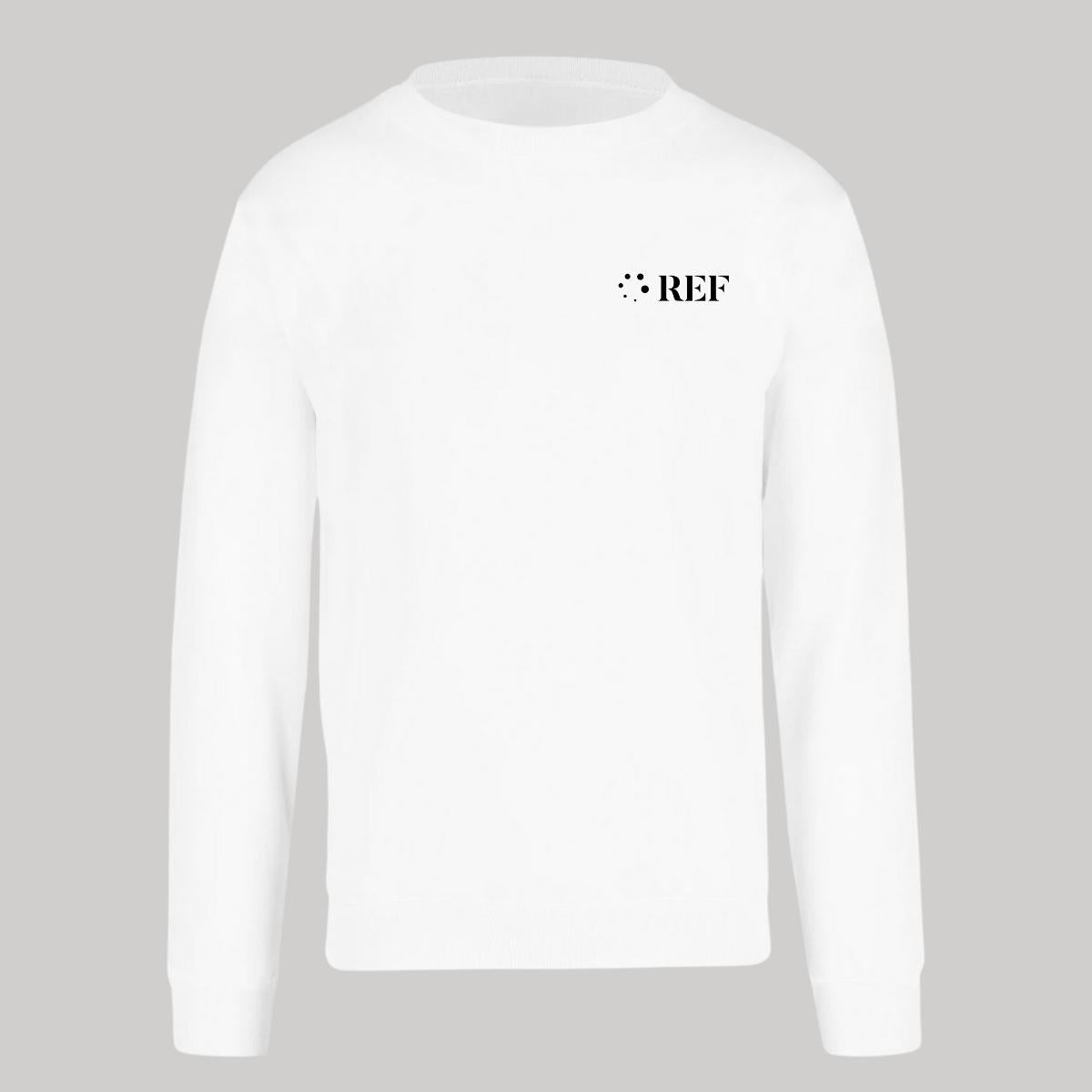 Sudadera Unisex Blanco Personalizable Escudo