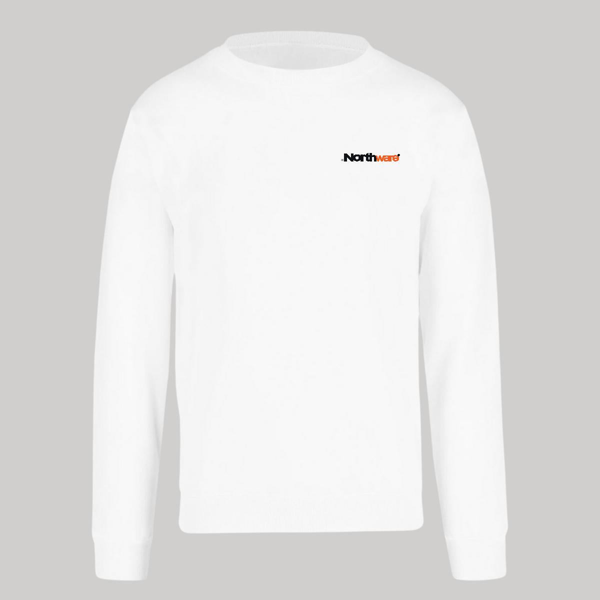 Sudadera Unisex Blanco Personalizable Escudo