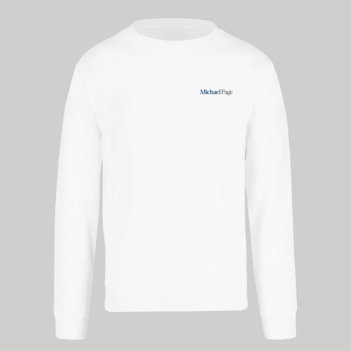 Sudadera Unisex Blanco Personalizable Escudo