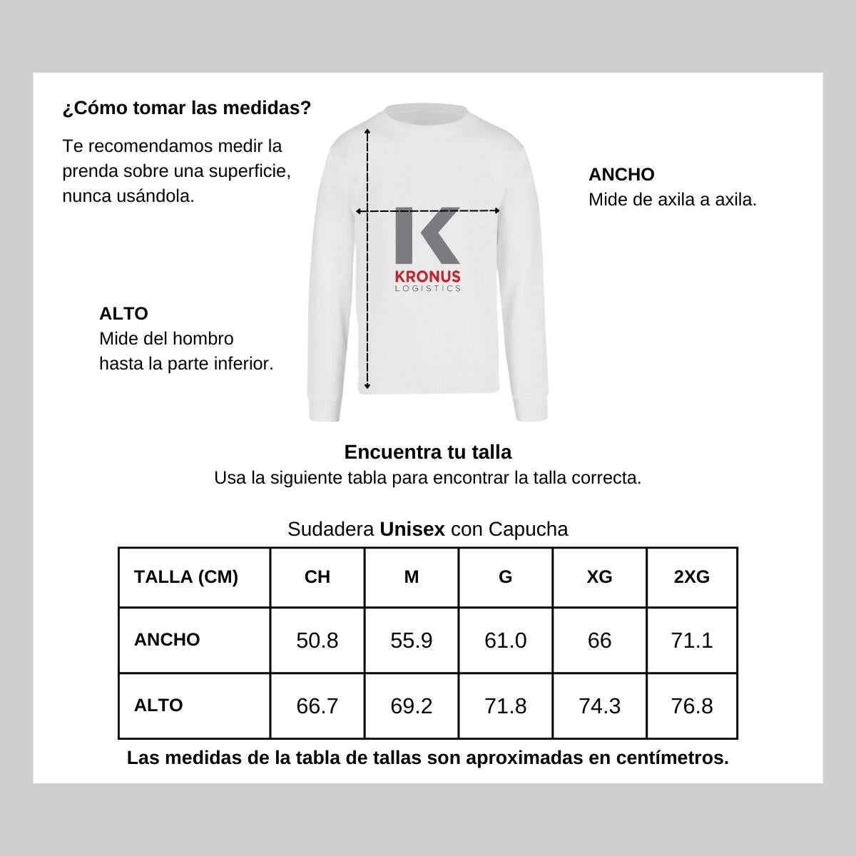 Sudadera Unisex Blanco Personalizable Logo
