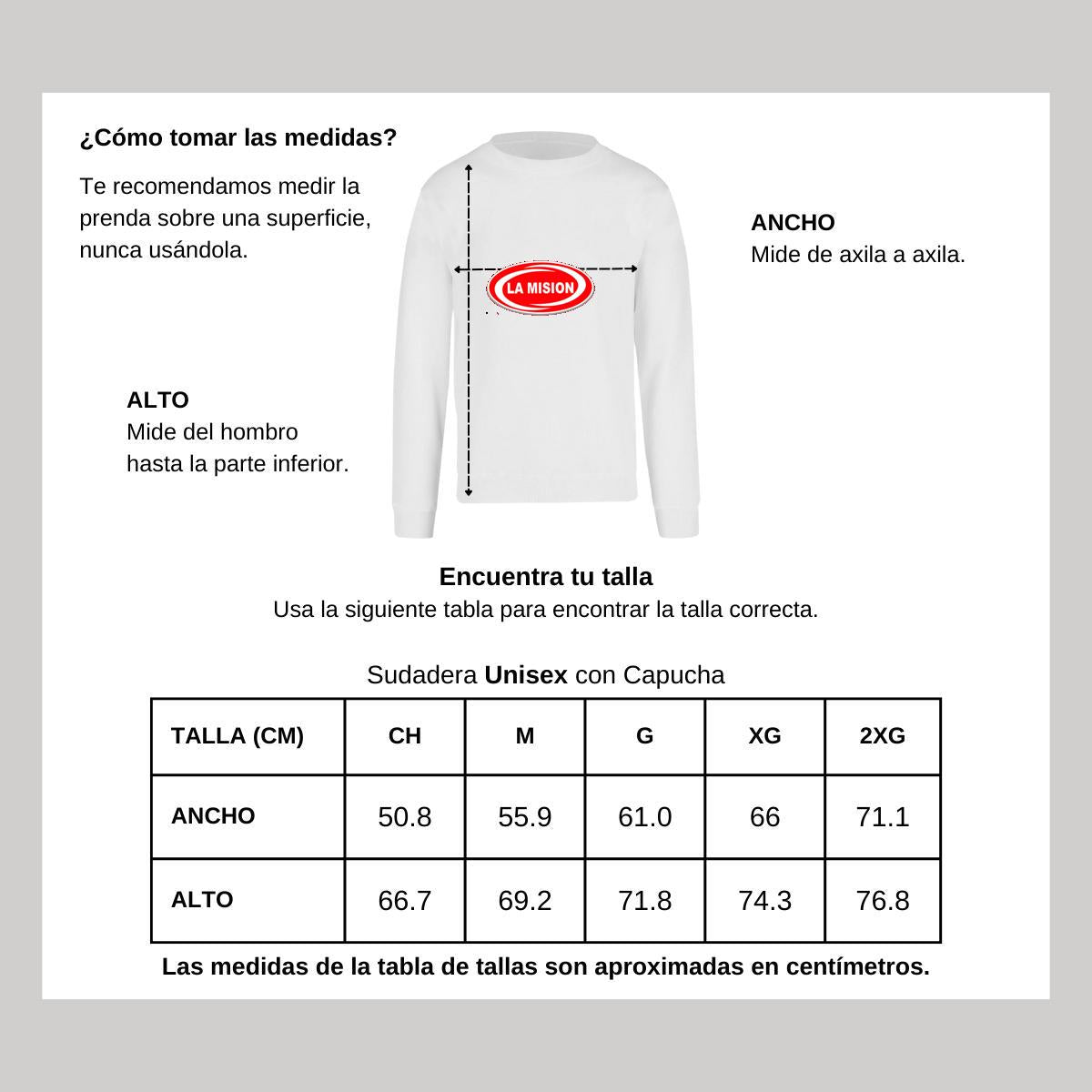 Sudadera Unisex Blanco Personalizable Logo