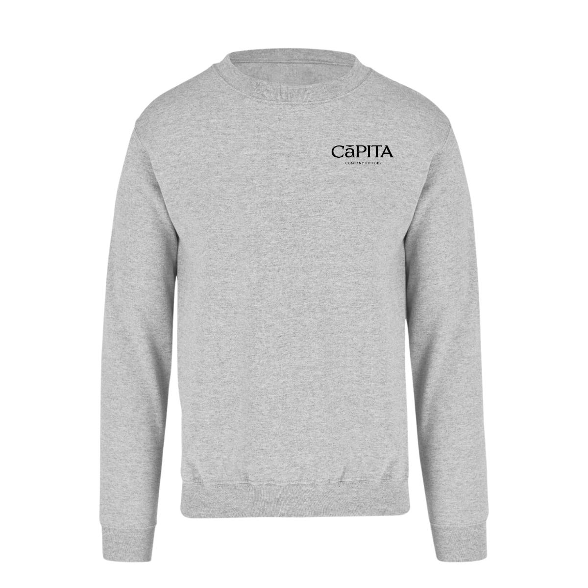 Sudadera Unisex Gris Personalizable Escudo
