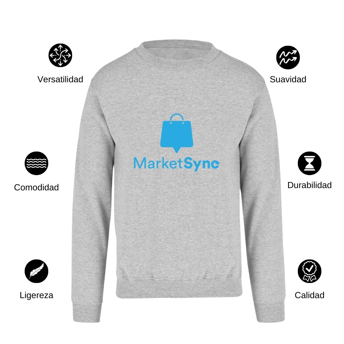 Sudadera Unisex Gris Personalizable Logo