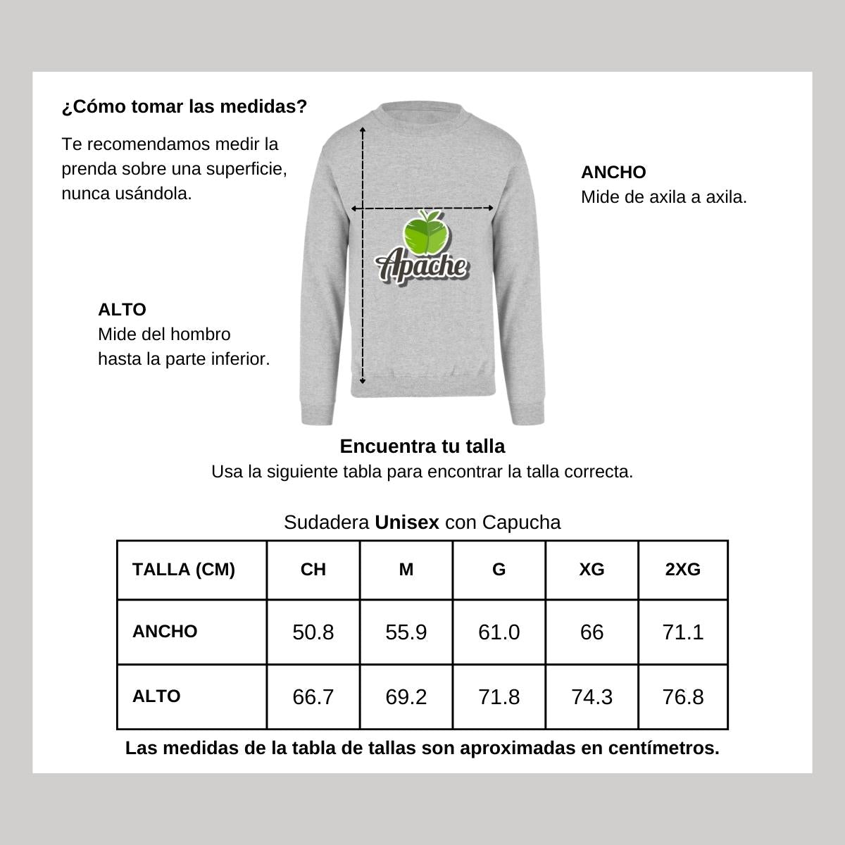 Sudadera Unisex Gris Personalizable Logo