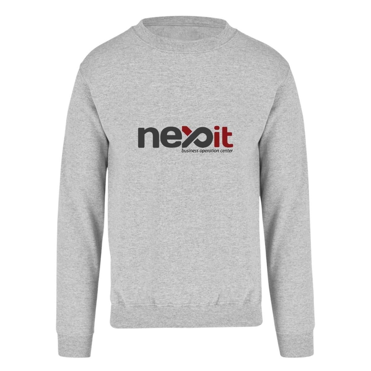 Sudadera Unisex Gris Personalizable Logo