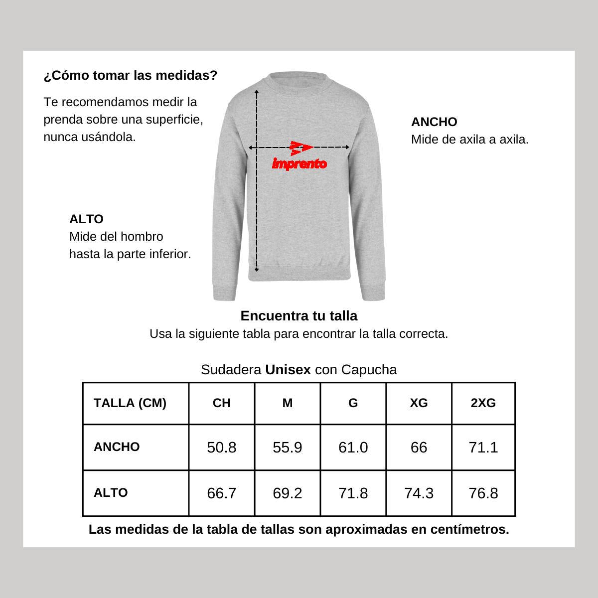 Sudadera Unisex Gris Personalizable Logo