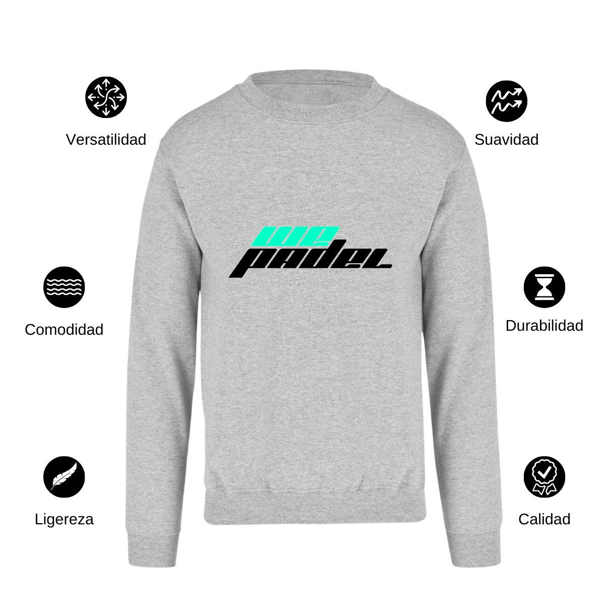Sudadera Unisex Gris Personalizable Logo
