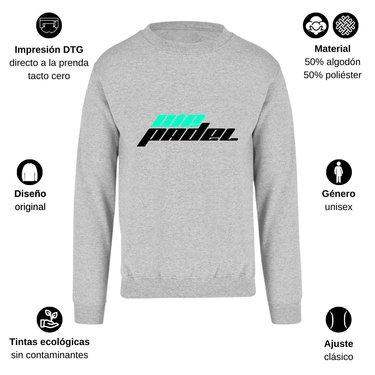 Sudadera Unisex Gris Personalizable Logo