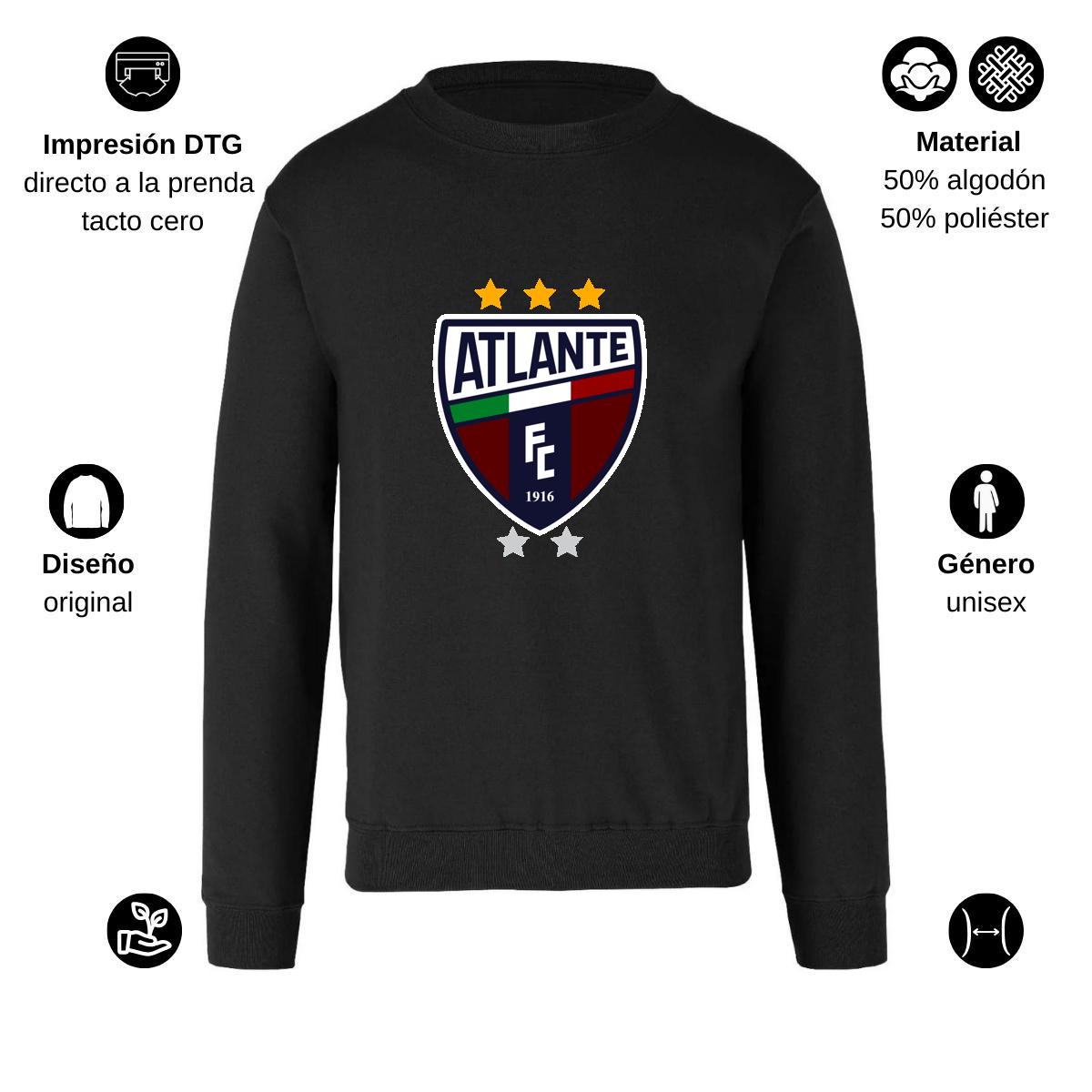 Sudadera Unisex Negro Personalizable Logo